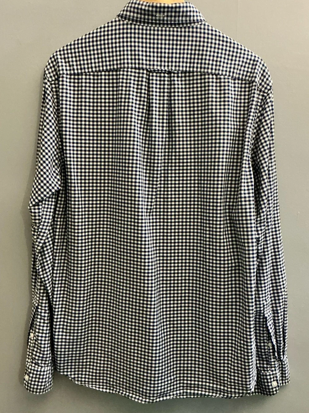 J.Crew Slim Fit Lightweight Oxford Blue & White Button Down Shirt L